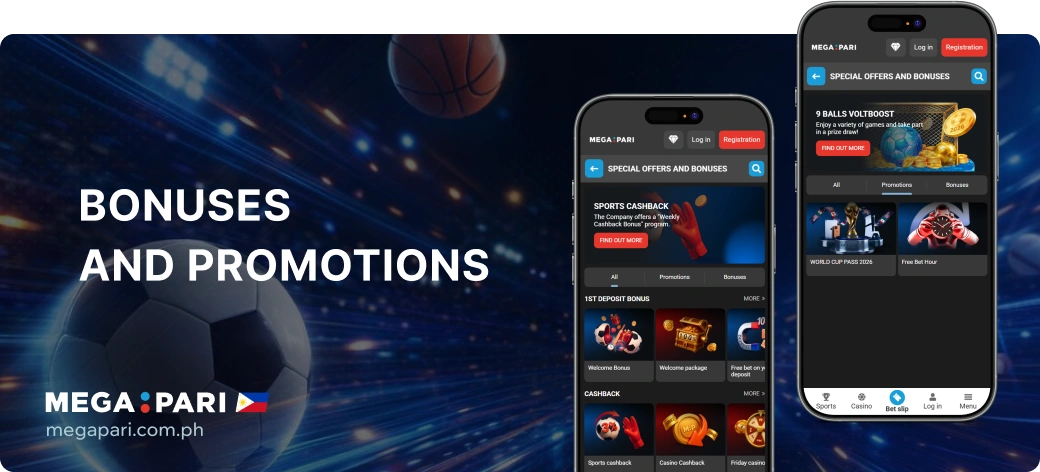 Bonuses and Promotions - Megapari Philippines